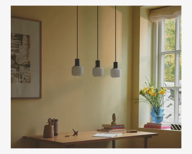 Pendel Milford Mini 3xE14 Sort 