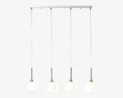 Pendel Hadan 4 Hvid H.120 cm