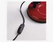 Arkitektlampe Alba rød H.53 cm 