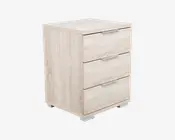 Sengebord m. 3 skuffer