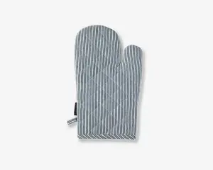 Grillhandske blå/hvid 19x31 cm 