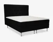 Komplet Continentalseng 180 x 200 cm sort