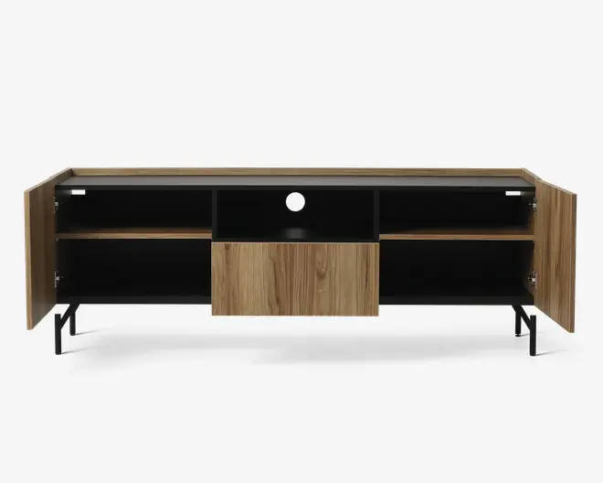 Tv-bord Bergen Catania Eg/Sort