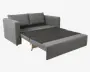 Sovesofa 2 Pers. Dobbelt Antracit