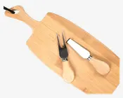 Skærebræt med 2 osteknive 