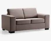 Sofa 2 pers. taupe møbelstof