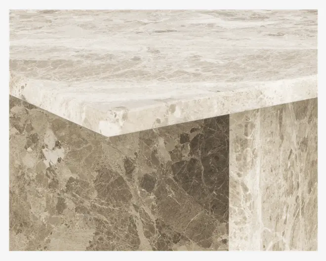 Sofabord Vega Latte marmor 70x140 Cm