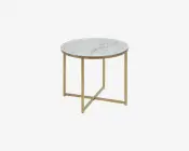 Hjørnebord m/Glasplade