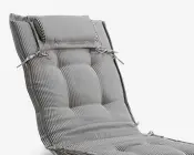 Hynde m/nakkepude t/solseng sort strib