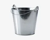 Champagnekøler metal H.23 cm 