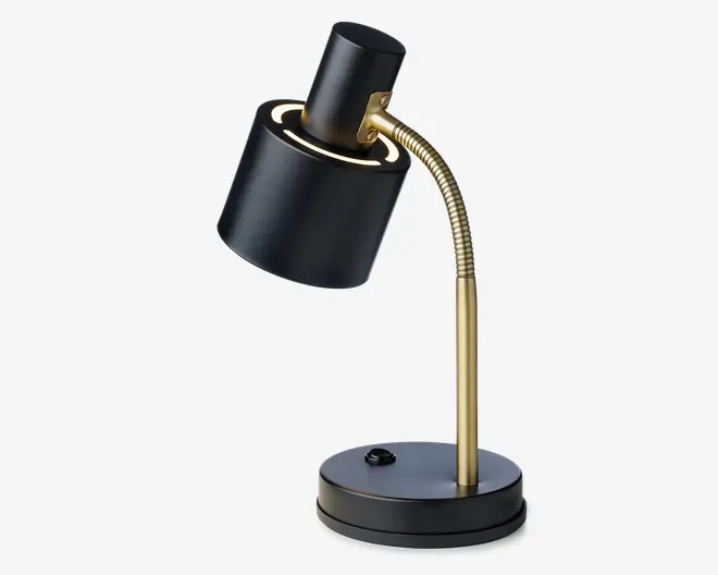 Bordlampe Vogue sort H.31 cm  