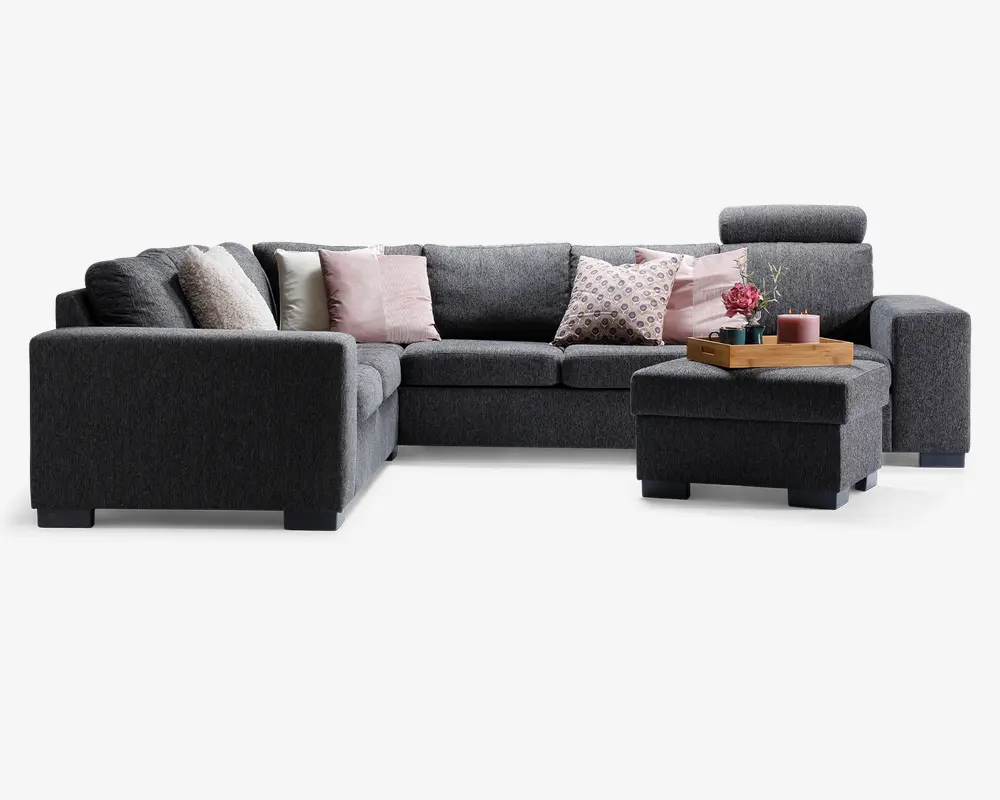 Hjørnesofa Darling Antracit