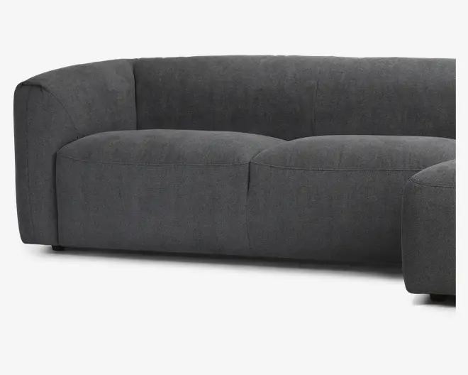 Sofa M/Chaiselong Violino Højre Grå