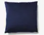Pude blå m/fyld 45x45 cm