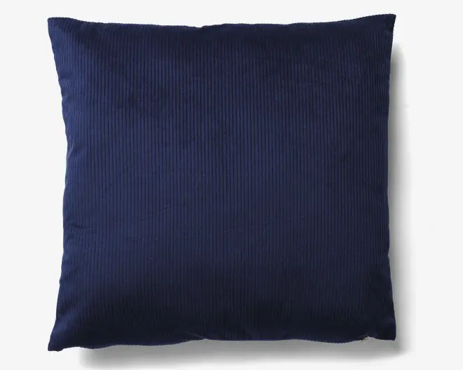 Pude blå m/fyld 45x45 cm