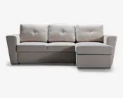 Sovesofa m/posefjedre beige