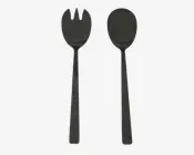 Salatbestik Sort 23,7 cm