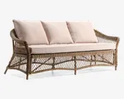 Loungesæt 3+1+1+bord naturmix