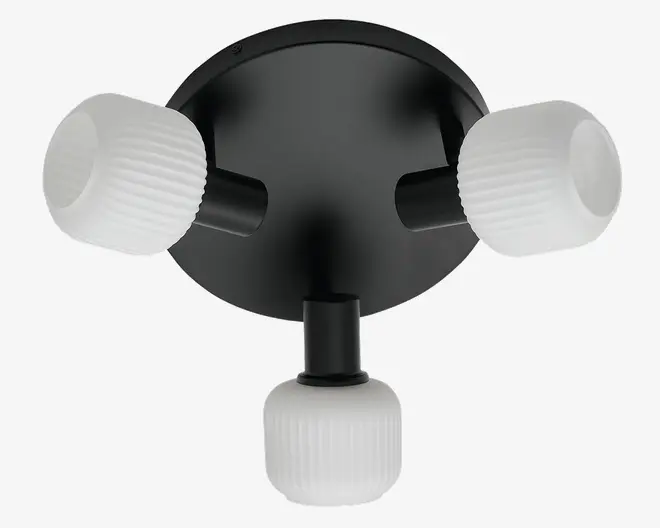Loftlampe Milford mini 3xE14 sort