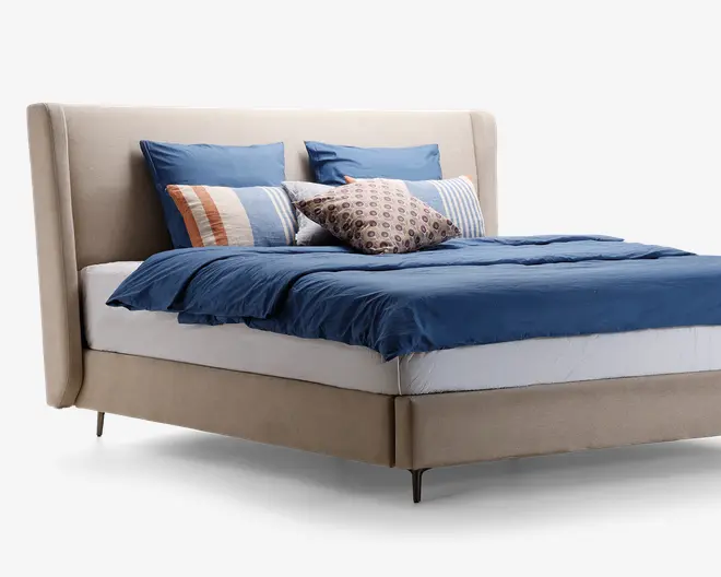 Komplet seng 180 x 200 cm beige