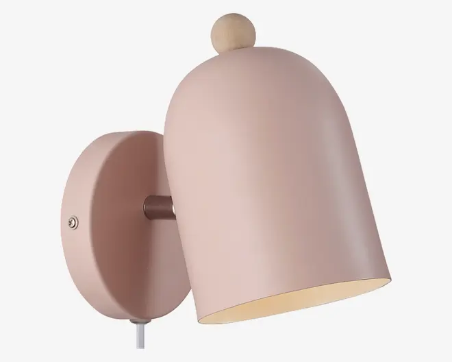 Væglampe Gaston støvet rosa