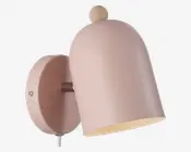 Væglampe Gaston støvet rosa