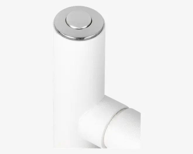 Gulvlampe Blake mat hvid H.125 cm 