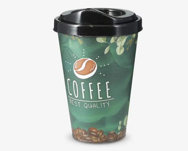 To-go kop plast ass 400 ml