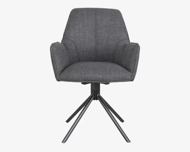 Spisebordsstol med drejestel og armlæn