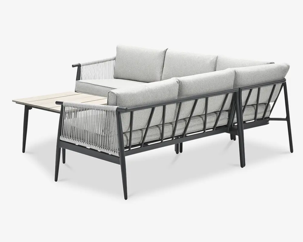 Hjørnesofa med bord