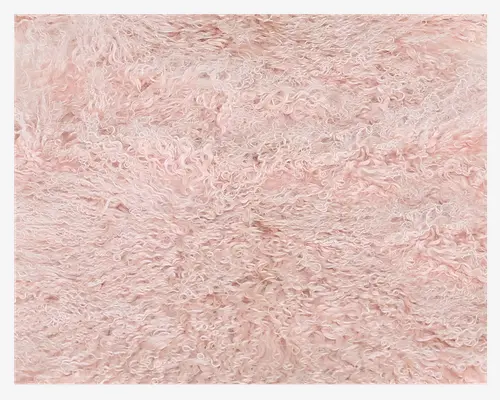 Tibetansk Lammeskind Rosa B.50 x 90 cm