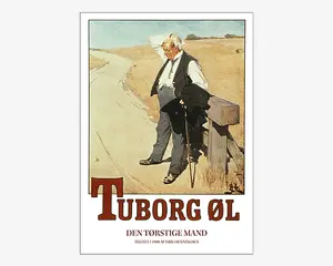 Plakat Tuborg Manden 