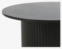 Sofabord Nola Sort Eg Ø-90 cm