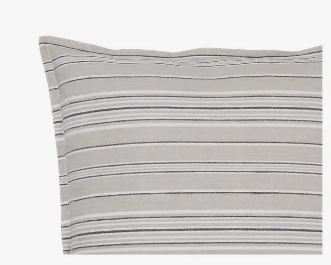 Pude Striber Nature Bomuld 50x50 cm