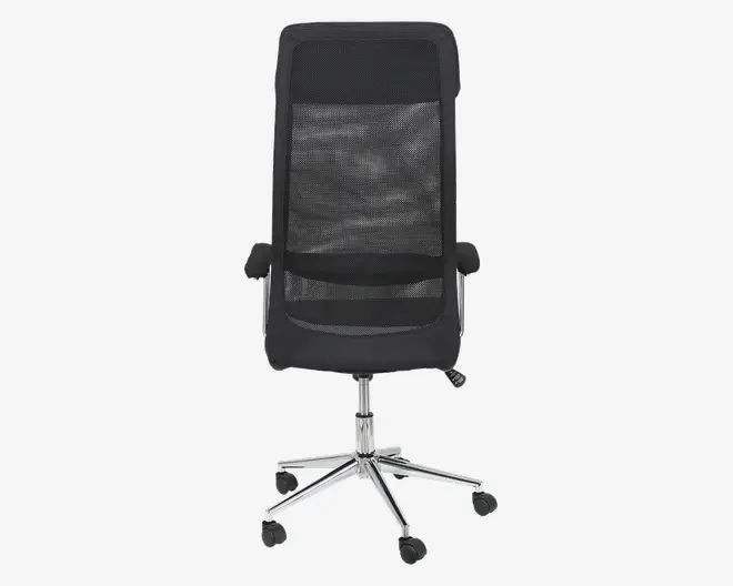 Kontorstol Sort Mesh/Krom Fod