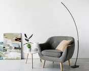 Gulvlampe Solo sort H.158 cm