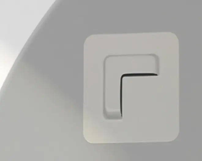 Spejl indgravering I Ø.80 cm  