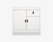 Skænk Madrid hvid med 1 skuffe