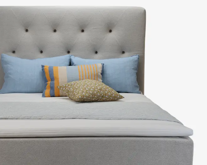 Komplet Continentalseng 140 x 200 cm beige