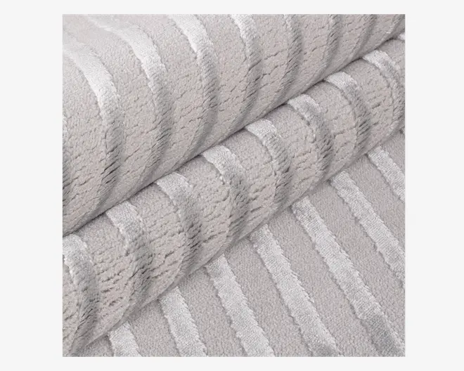 Løber Sahara sølvfarvet 80 x 250 cm