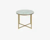 Hjørnebord m/Glasplade