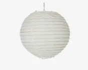 Rispapirlampe Hvid Uden Ophæng Ø.60 cm