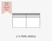 Choise Living 2 1/2 Pers. Modul Stofgr. 1