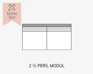 Choise Living 2 1/2 Pers. Modul Stofgr. 1