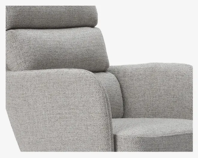 Spisebordsstol med armlæn beige