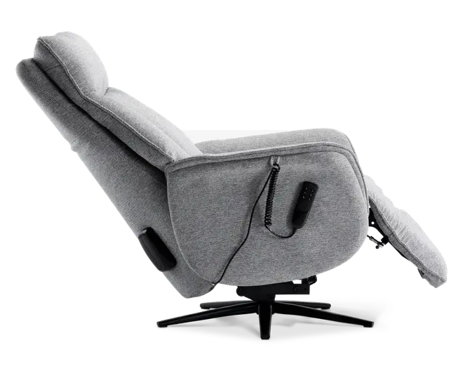 Stol m/indbygget skammel og løftefunktion