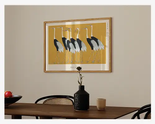 Plakat Red Crown Crane