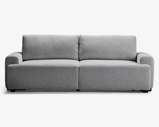 Sovesofa 3 pers. grå møbelstof