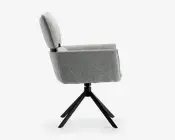 Spisestuestol med armlæn i grøn