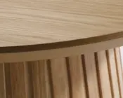 Sofabord natur eg Ø-90 cm